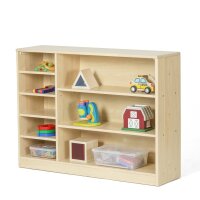 Regalschrank mit Spielzeug