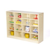 Regalschrank mit Spielzeug