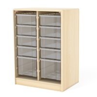 Schubladenregal für 12 Boxen