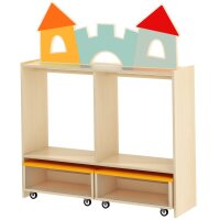 Sitzbank bunte Burg
