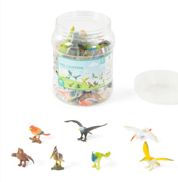Vögel in der Dose, XL- Set, 60-tlg.