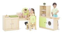 Puppen-Spielcenter, 4-tlg.