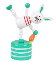 Wackelspiel Osterhase, Hase mit roten Streifen
