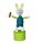 Wackelspiel Osterhase, Hase mit blauem Shirt