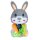 Knetset Hase mit Kente im Bauch