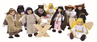 Biegepuppen Weihnachtskrippe Figuren