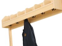 Kindergarten Garderobe Dreifach-Haken