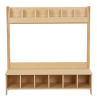 Kindergarten Garderobe von vorne