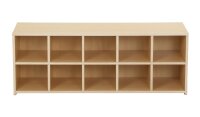 Schuhregal für 10 Paar Schuhe von vorne