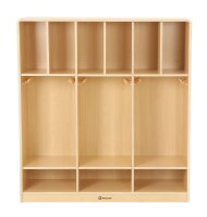 Sechser-Garderobe von vorne