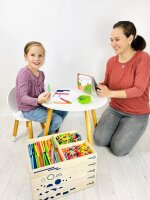 Fröbel-Set 3 Mädchen und Erzieherin