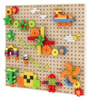 Konstruktionsspiel Bausteine Zahnräder