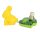 Sandform Hase mit Osternest