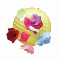 Papierlaterne mit Blüten