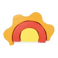 Holz-Legepuzzle Sonne