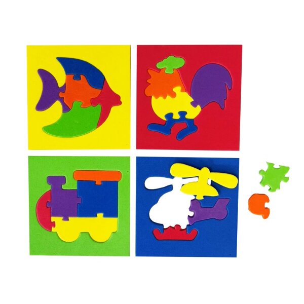 Puzzle Moosgummi, 24er-Set 206