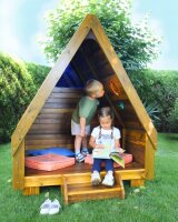 Waldhütte mit Kindern