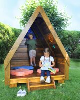 Waldhütte mit Kindern