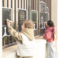 Outdoor Kreidetafeln Zug mit Kindern