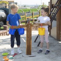 Sandspiel Waage