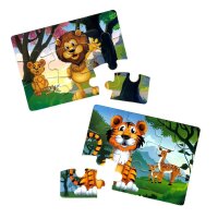 Holzpuzzle Tiere