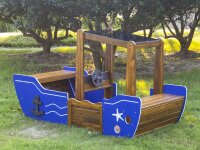 Outdoor Fischerboot von der Seite