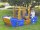 Outdoor Fischerboot mit Kind