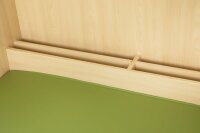Lese- und Kuschelecke mit Bücherregal