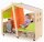 Mobiles Spiel- und Lesehaus mit Kindern lesend