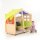 Mobiles Spiel- und Lesehaus Mädchen mit Box