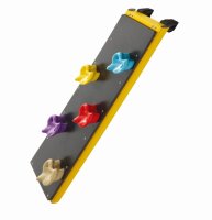 Oxygym Kletterwand mit Haltegriffen steil