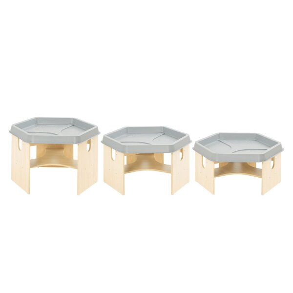 Spieltisch Owlaf mit Spiel- und Forschertablett -  unterschiedlic 346