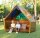 Outdoor Wanderhütte mit Farbfenstern
