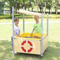 Mobiler Matschtisch mit Schrägdach 348