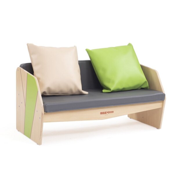 Kleines Sofa mit Sitzkissen 758
