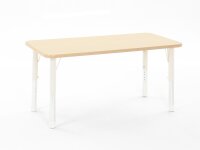 Tisch Owlaf HPL höhenverstellbar, rechteckig, 120 x...