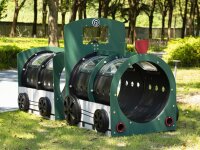 Kriechtunnel Lokomotive & Waggon - Einzeln und im Set...