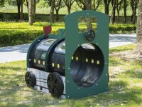 Kriechtunnel Lokomotive & Waggon, einzeln und Set