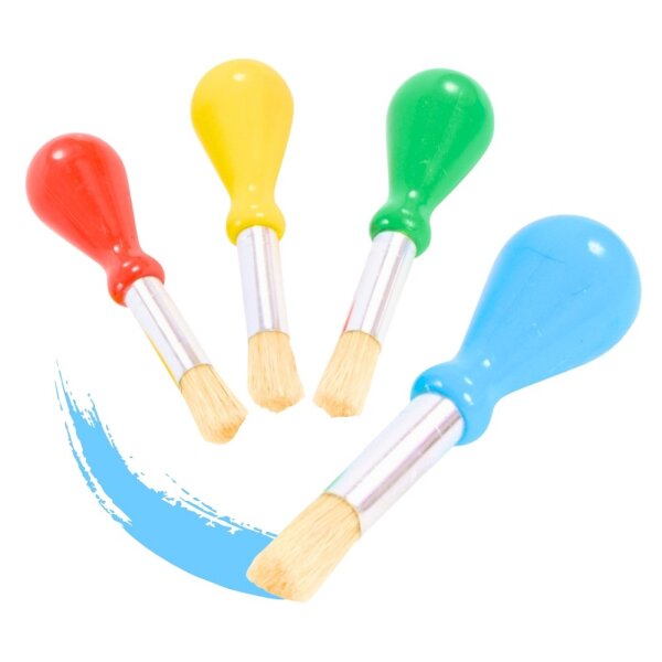 Pinsel mit Kugelgriff, alle Farben