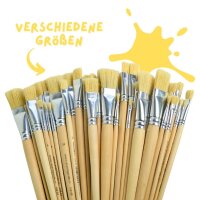Großes Flachpinsel-Set, 45er - alle Größen