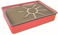 Leuchtbbox mit Sand