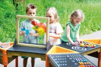 Spielboard mit Aufsatz Malrahmen mit Farbfolien