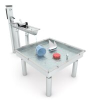 Edelstahl-Matschtischanlage B mit Pumpe