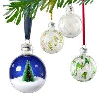 Deko Weihnachtskugeln mit Füllung