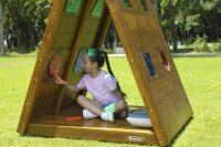 Outdoor Spielhütte Farbenspiel Kind