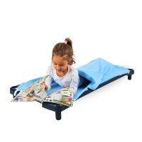 Stapelliege blau 140 cm, 2er Set