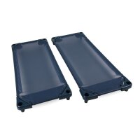 Stapelliege blau 140 cm, 2er Set