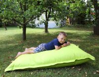 Riesen-Sitzsack, outdoor & indoor grün flach