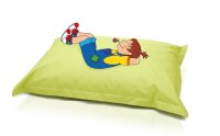 Riesen-Sitzsack, outdoor & indoor grün flach
