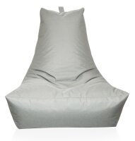 Sitzsack Thron silber